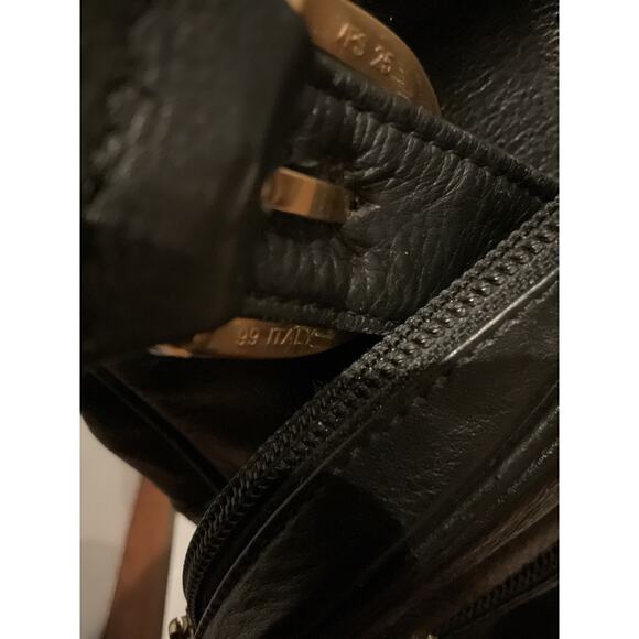 ILI - New York Toronto - Small Black Leather Backpack - Y2K - main image 15